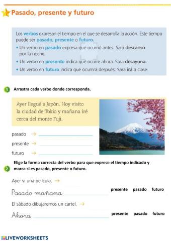 Presente, pasado y futuro