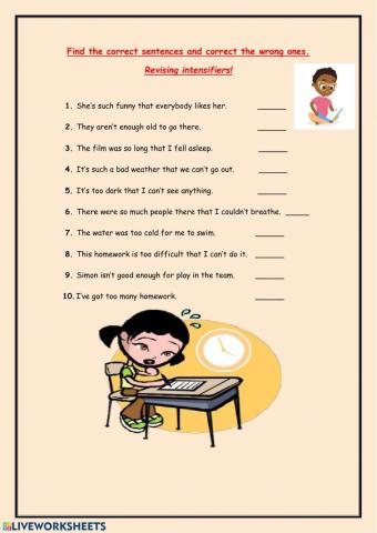 Recycling intensifiers