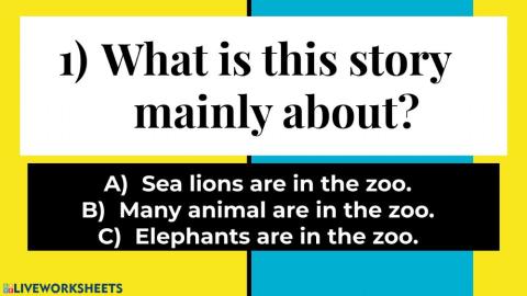 What Is at the Zoo?