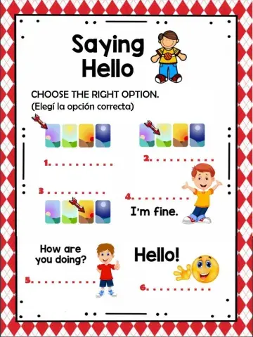 Greetings: Saying Hello