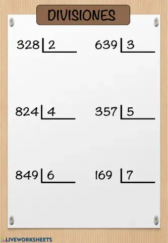 DIVISIONES