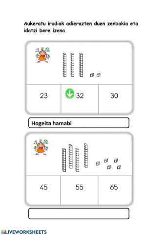 Zenbakien izenak (100 arte)