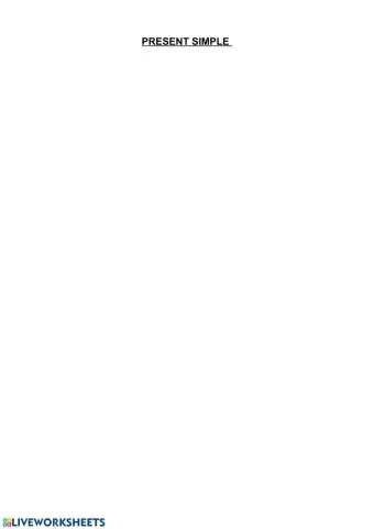 Present Simple video