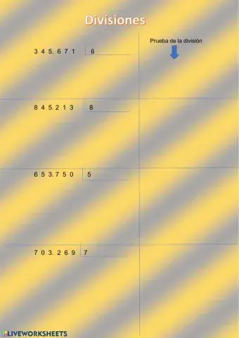 Divisiones