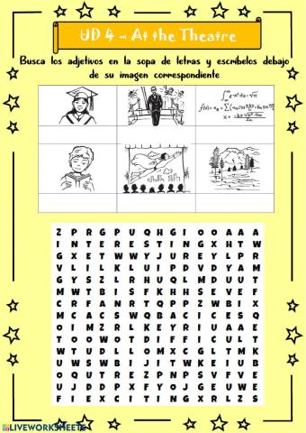 At the Theatre - 6º UD 4 - Ficha 10