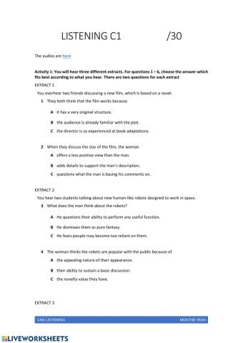 Listening C1