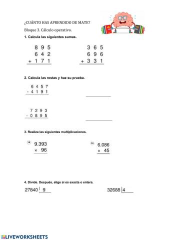 ¿Cuánto has aprendido?