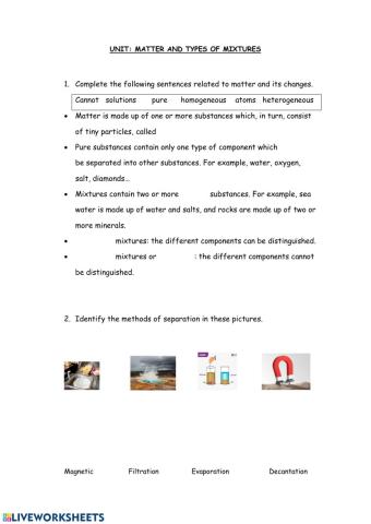 Composition of matter