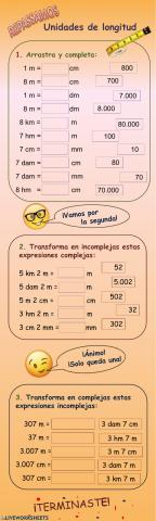UNIDADES DE LONGITUD