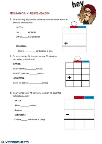 Piensa y resuelve. resolución de problemas 1