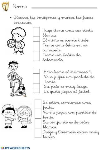 Comprensión lectora 16