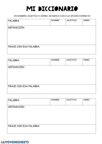 Mi diccionario personal