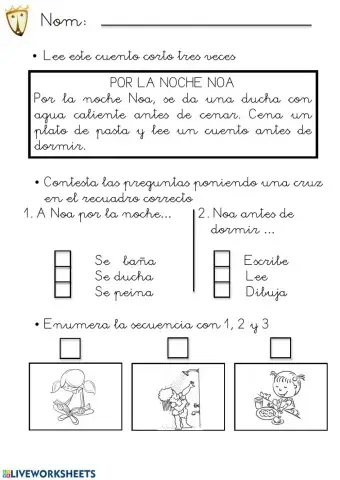 Comprensión lectora 18