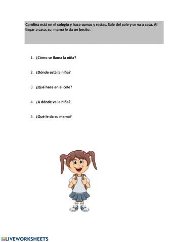 Lecturas comprensivas