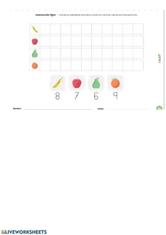 Cuenta los cuadraditos