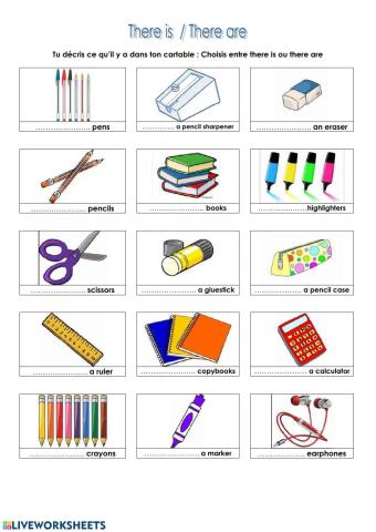 There is or There are