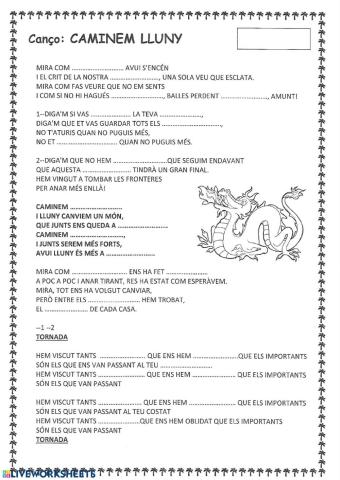 Canço caminem junts