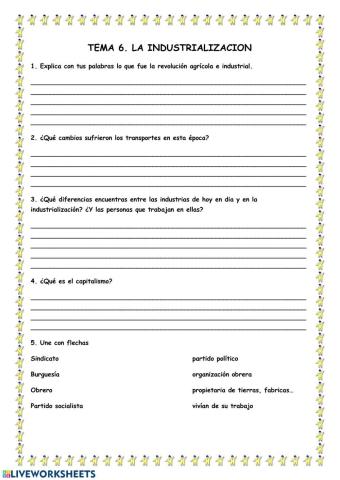 La revolucion agricola e industrial