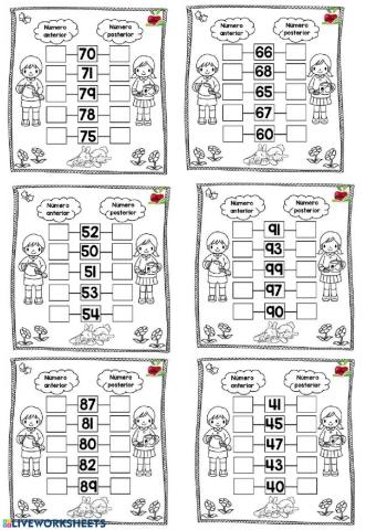 Anterior y posterior