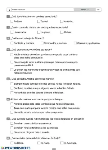 Un compositor enfadado