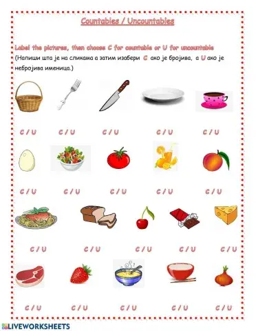 Countables-uncountables