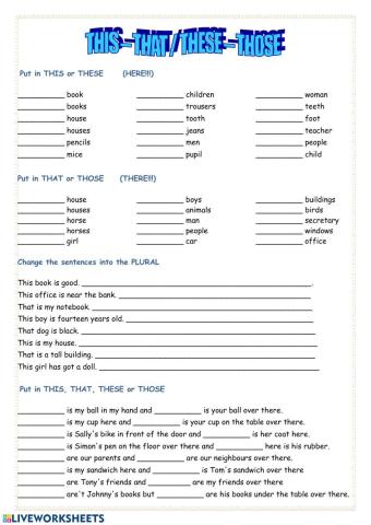 This-That-Those-These