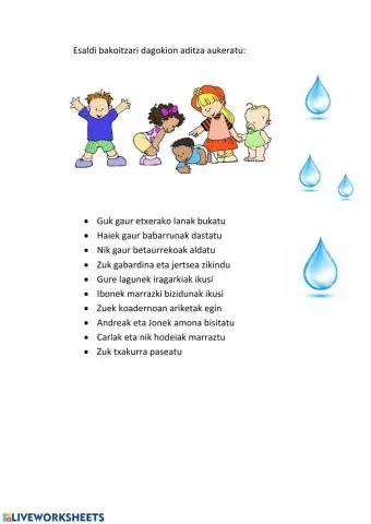 Ukan orainaldia singularra eta plurala