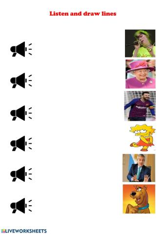 Listen and Draw Lines