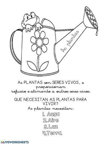 Seres vivos e seres inertes