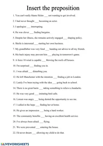 Prepositions before gerunds 3