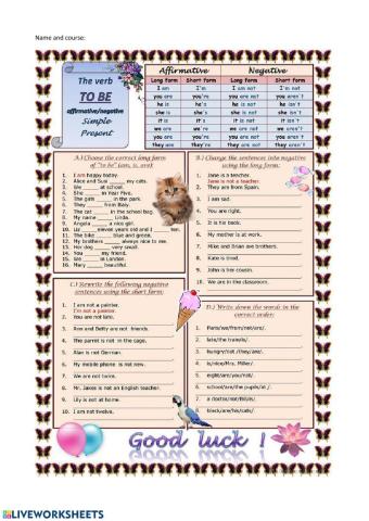 To be affirmative vs. negative