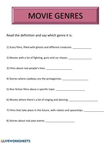 Movie genres