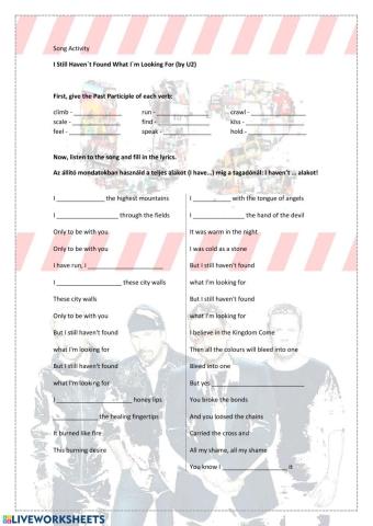 U2-I have climbed---