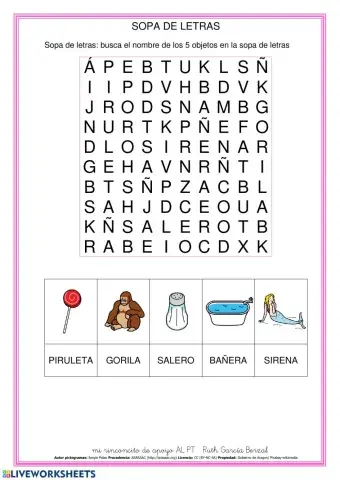 Sopa de letra r-rr (I)