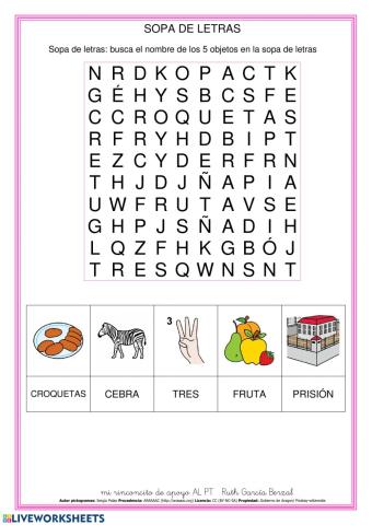 Sopa de letra r-rr (VII)