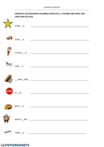 Discriminación ñ, ll, ch