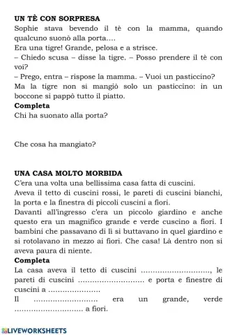 Comprensione del testo