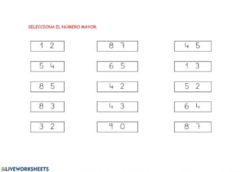 Número mayor