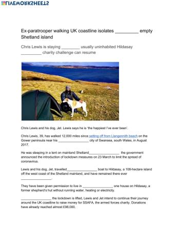 Fill in the Gap- Gurdian 20-04-2020