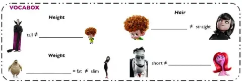 Description adjectives