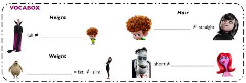 Description adjectives