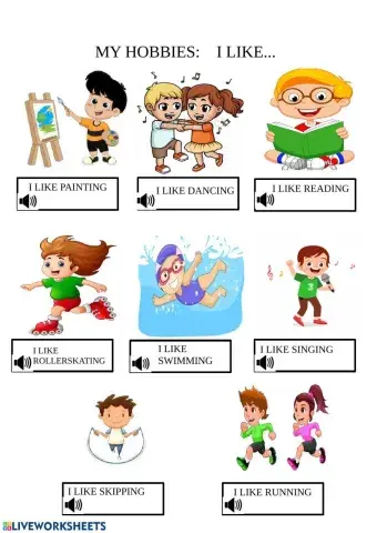 My hobbies. I LIKE...