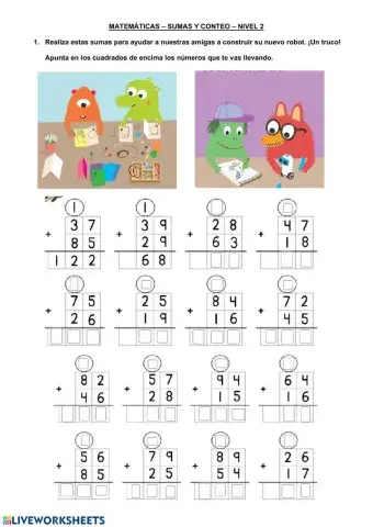 Sumas y conteo - Nivel 2