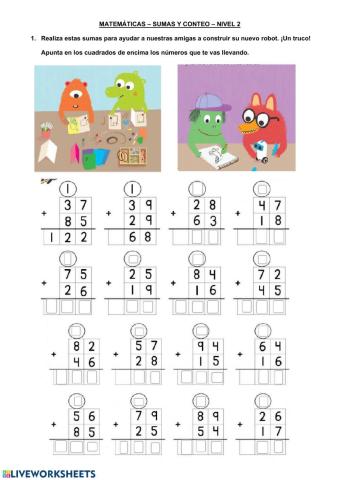 Sumas y conteo - Nivel 2