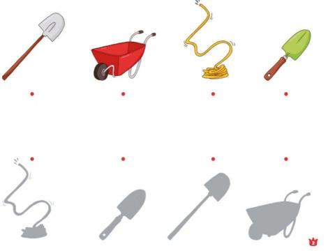 Arrastra el objeto con su sombra