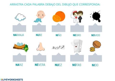 Fonema N - Conciencia Fonológica