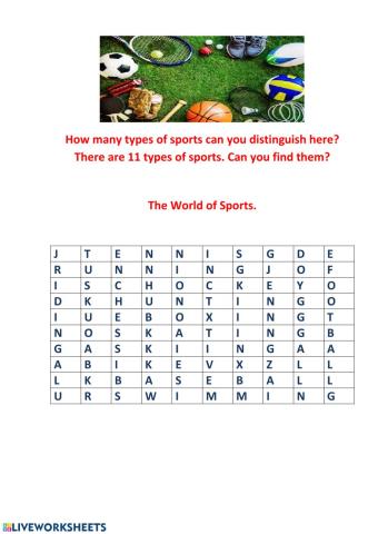 Sports crossword