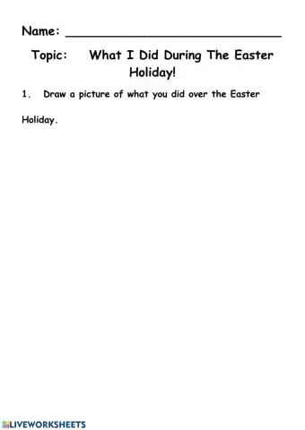 News - What I Did Over the Easter Holiday!