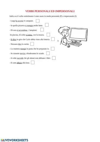 Verbi personali ed impersonali