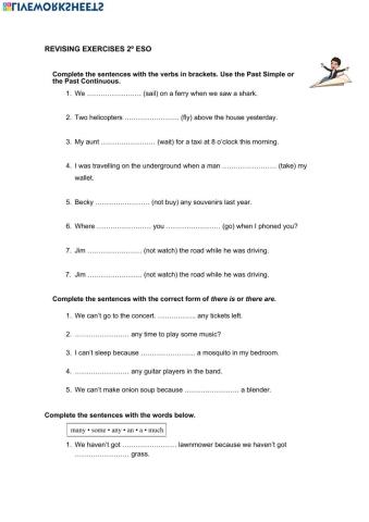 Revising exercises 2º ESO